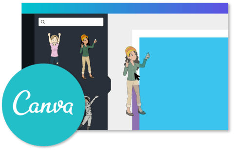 Pixton Canva app graphic