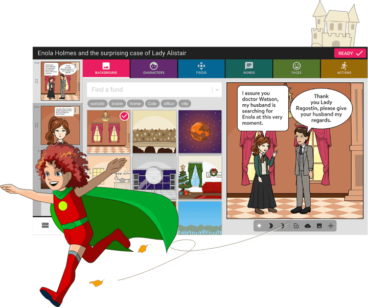 Pixton Comic & Storyboard Builder For Education