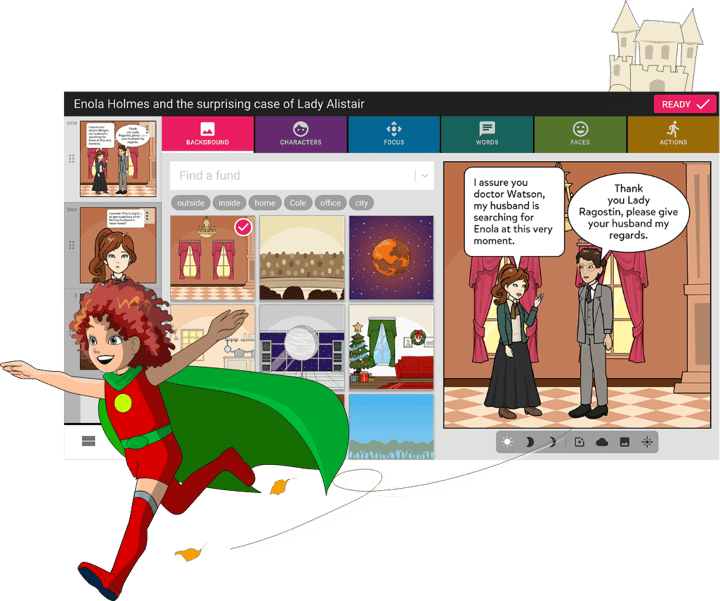 Pixton Comic & Storyboard Builder for Education