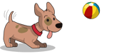 Dog and Ball