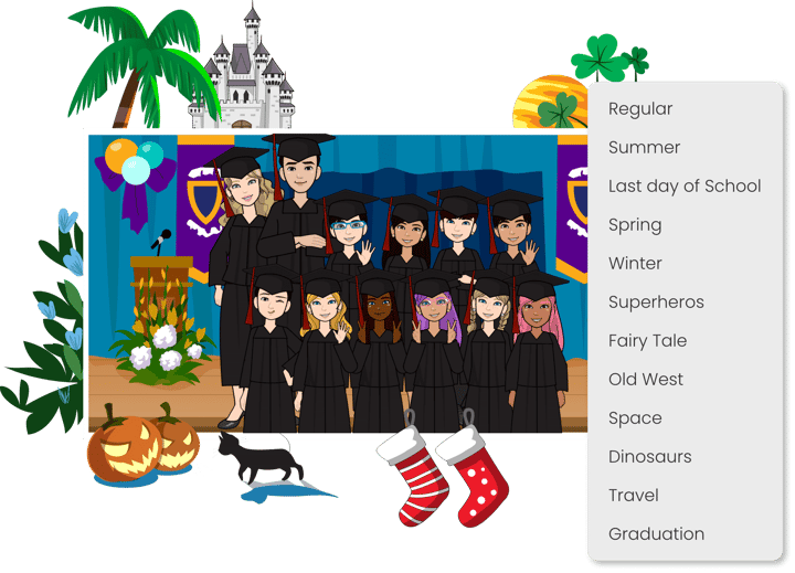 Pixton | Cartoon class photos Pixton | Cartoon class photos