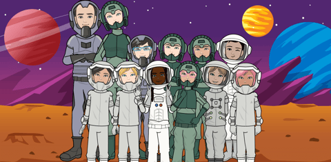 Space class photo