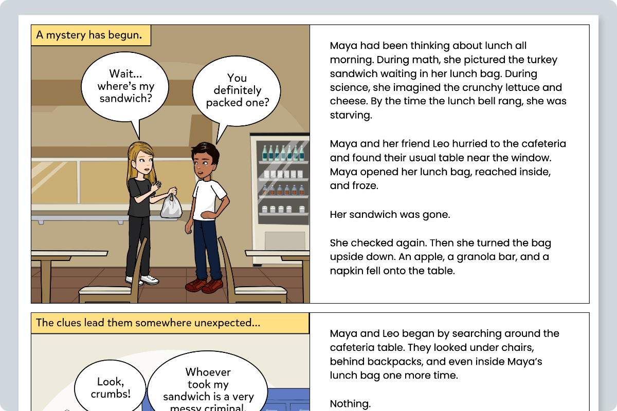 Pixton comic for multiple means of expression