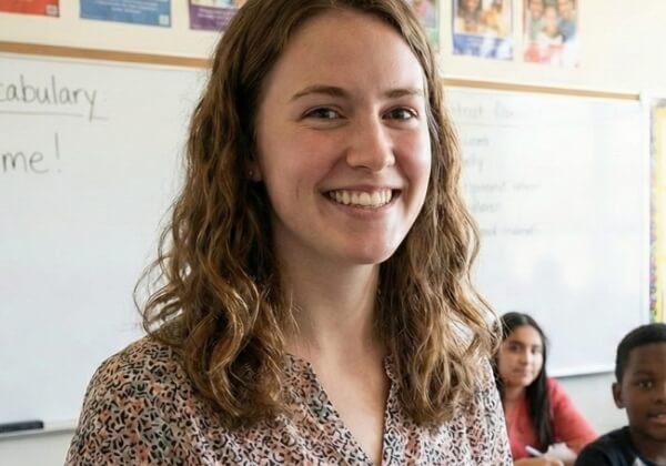 ELL teacher and classroom