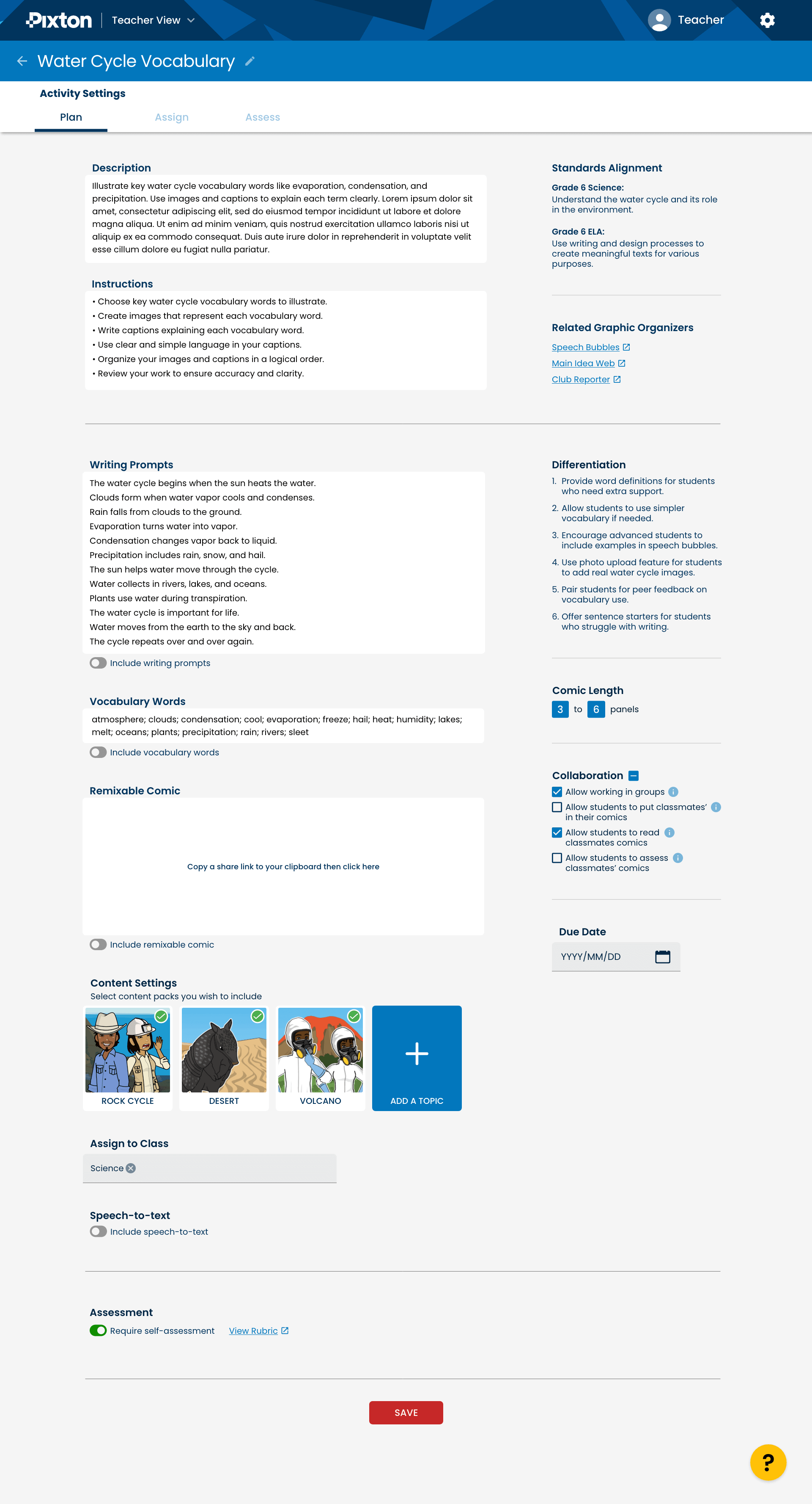 Activity Maker – Water Cycle