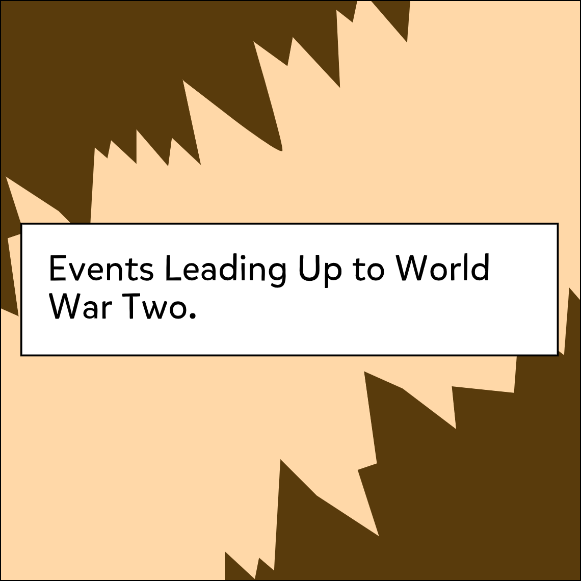 Events leading to WWII